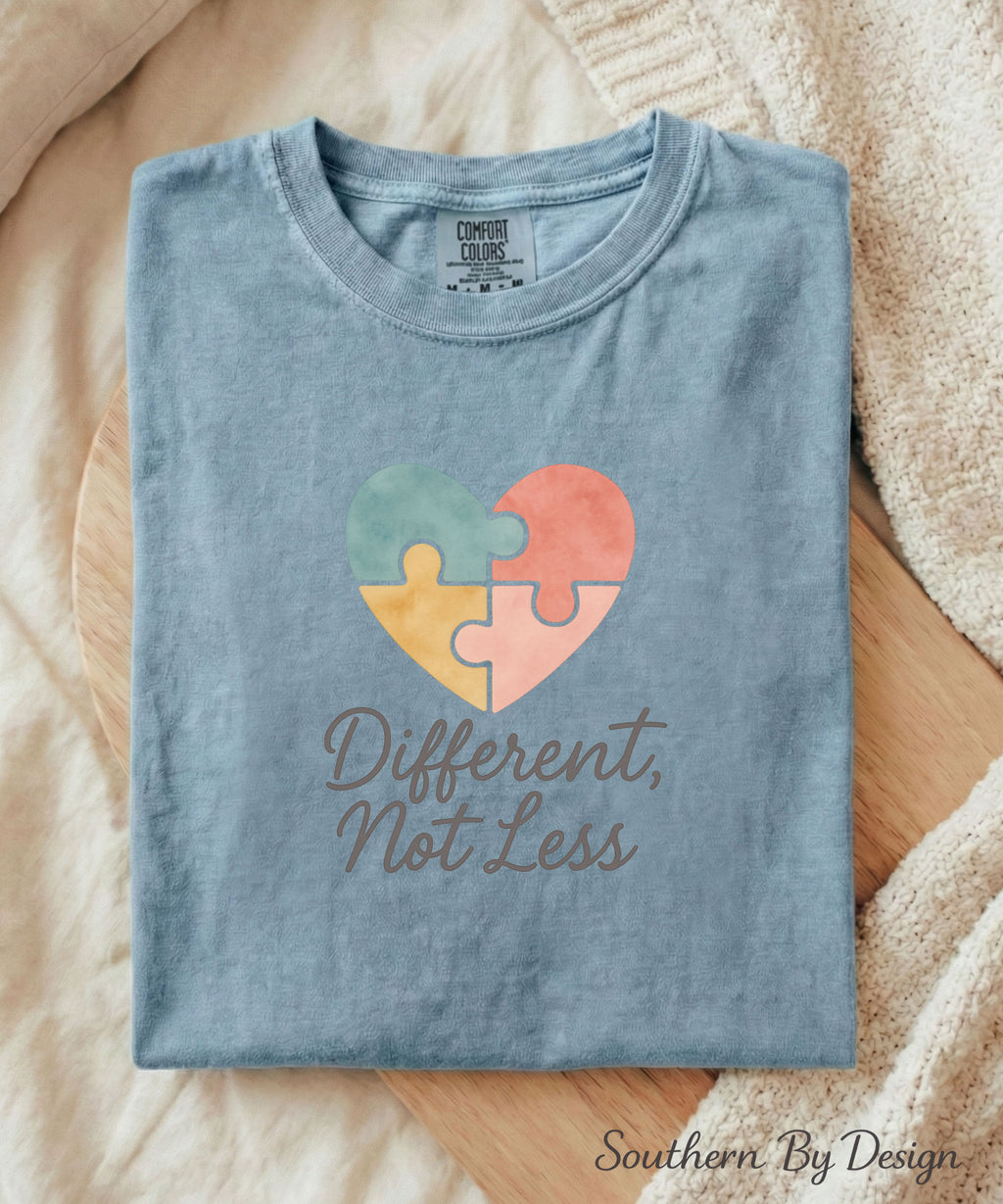 Different Not Less Autism Awareness Shirt