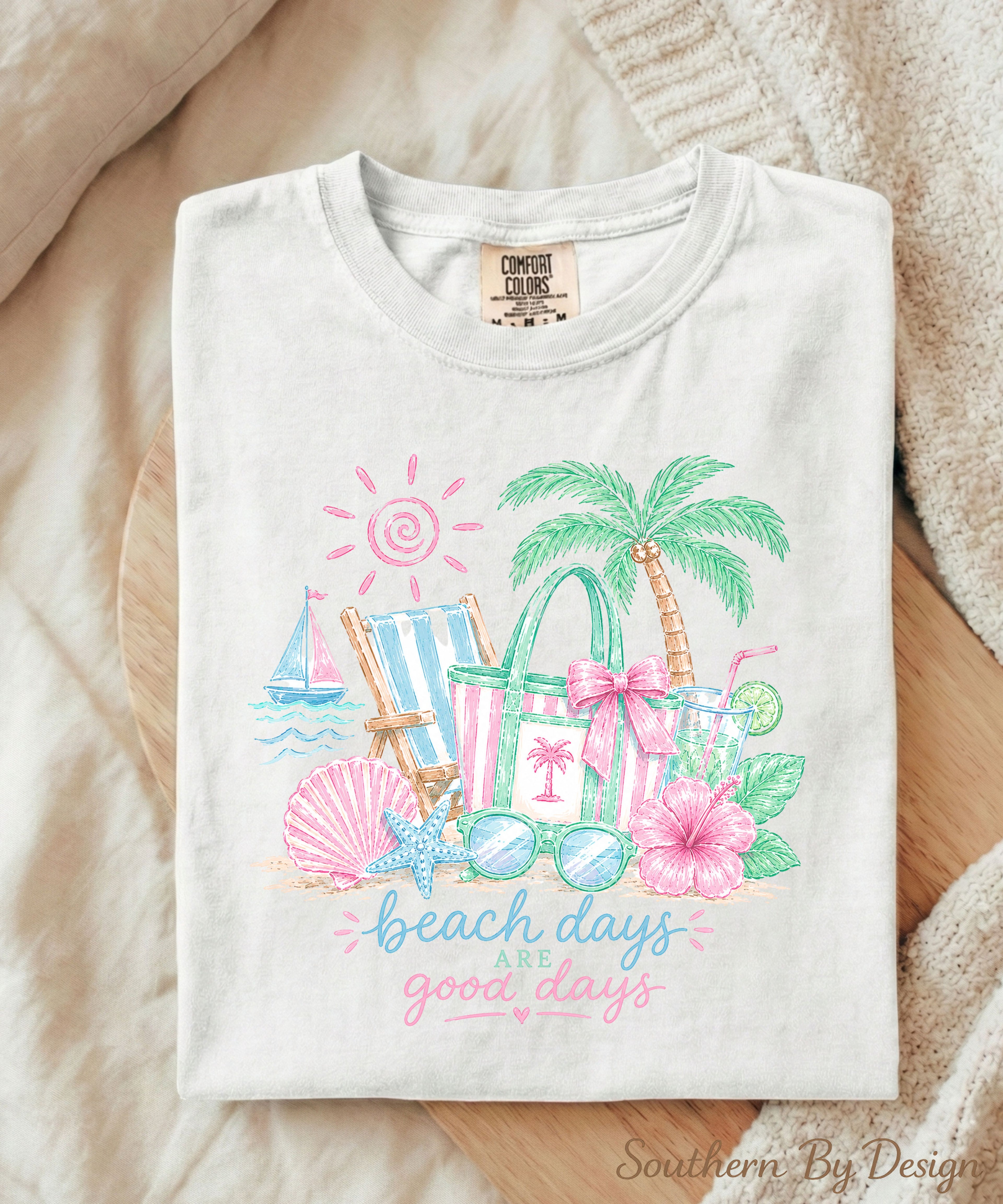 Coastal Beach Summer Shirt