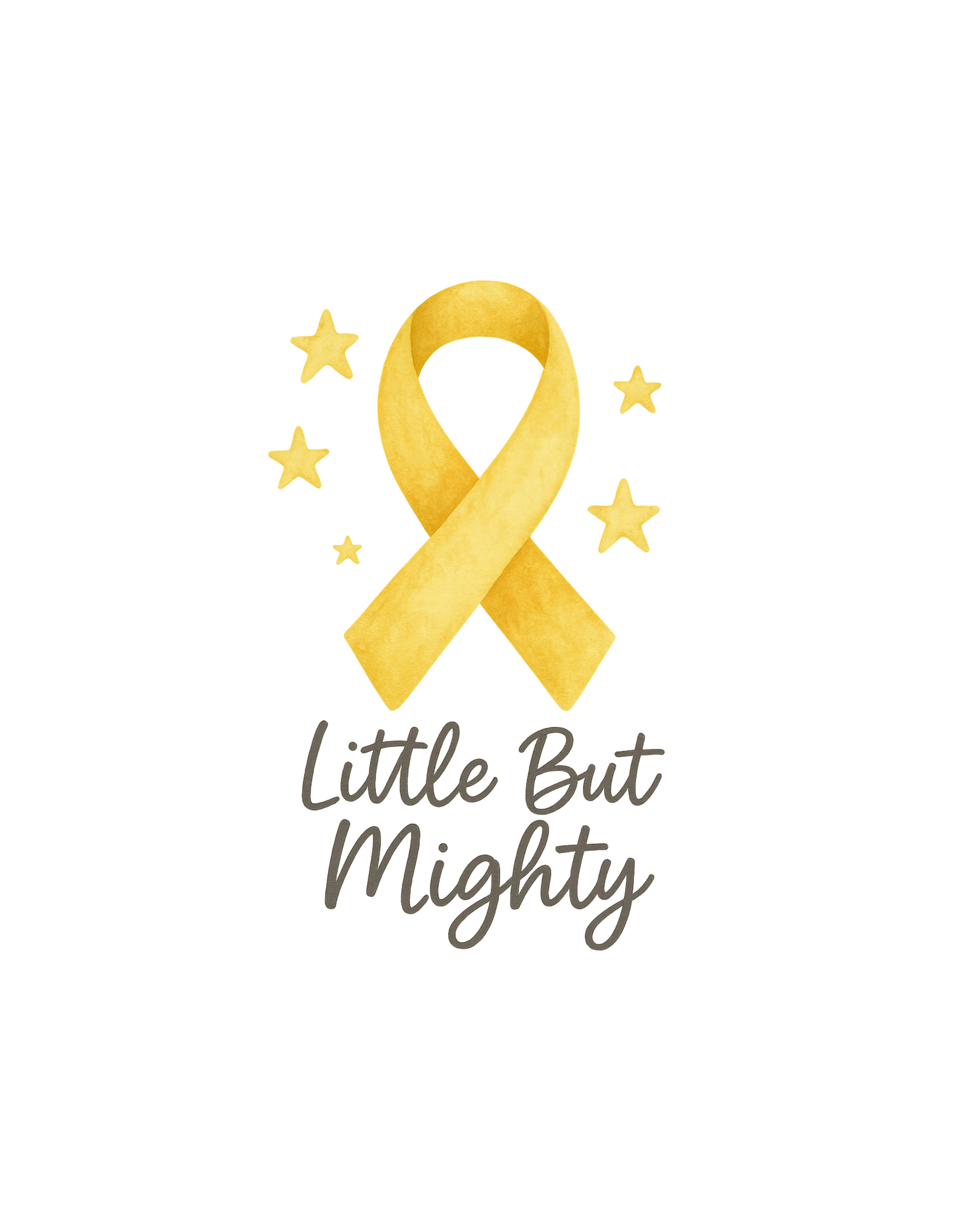 Little But Mighty Childhood Cancer Awareness Tee
