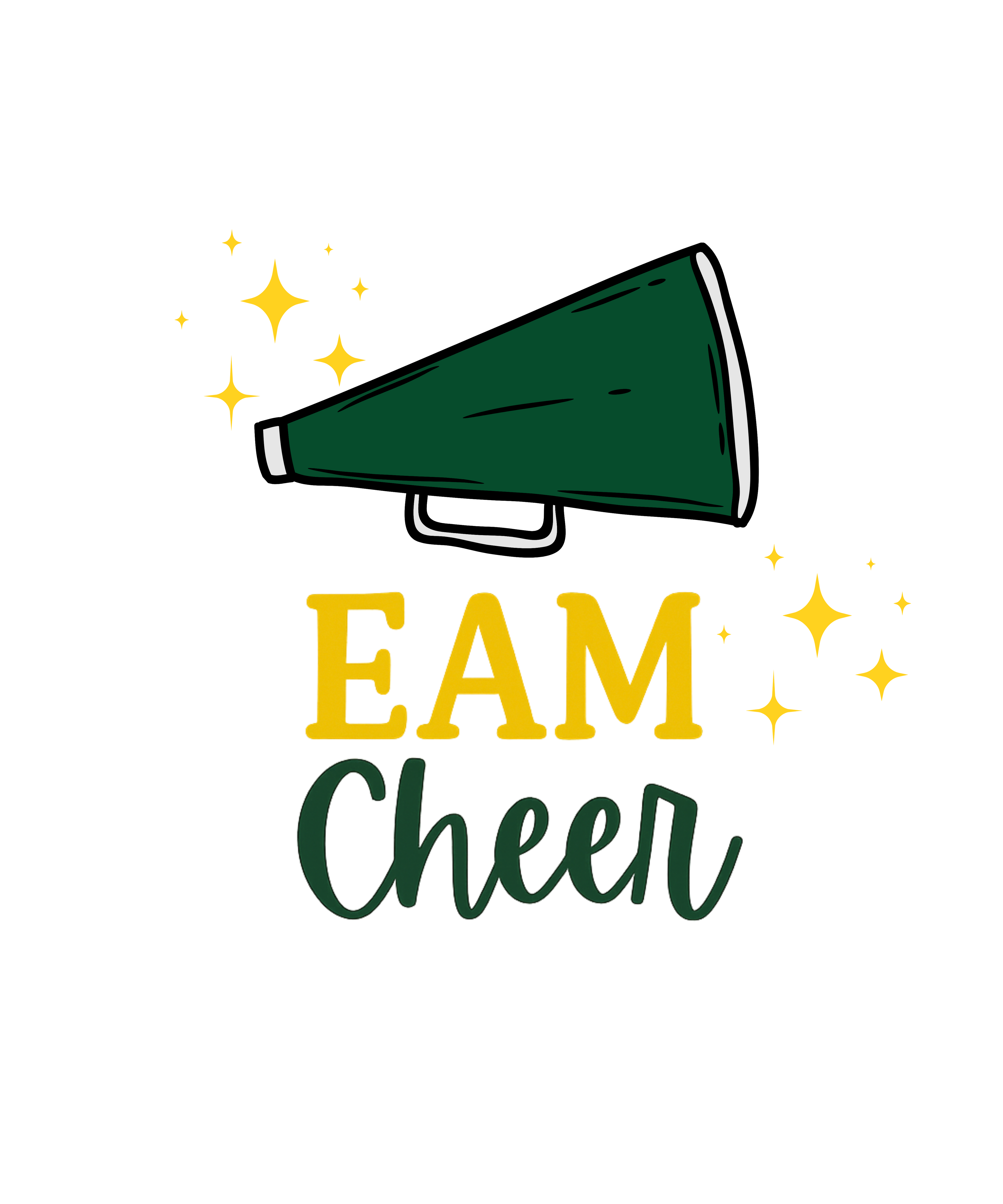 EAM Cheer Spirit Tee & PNG Download