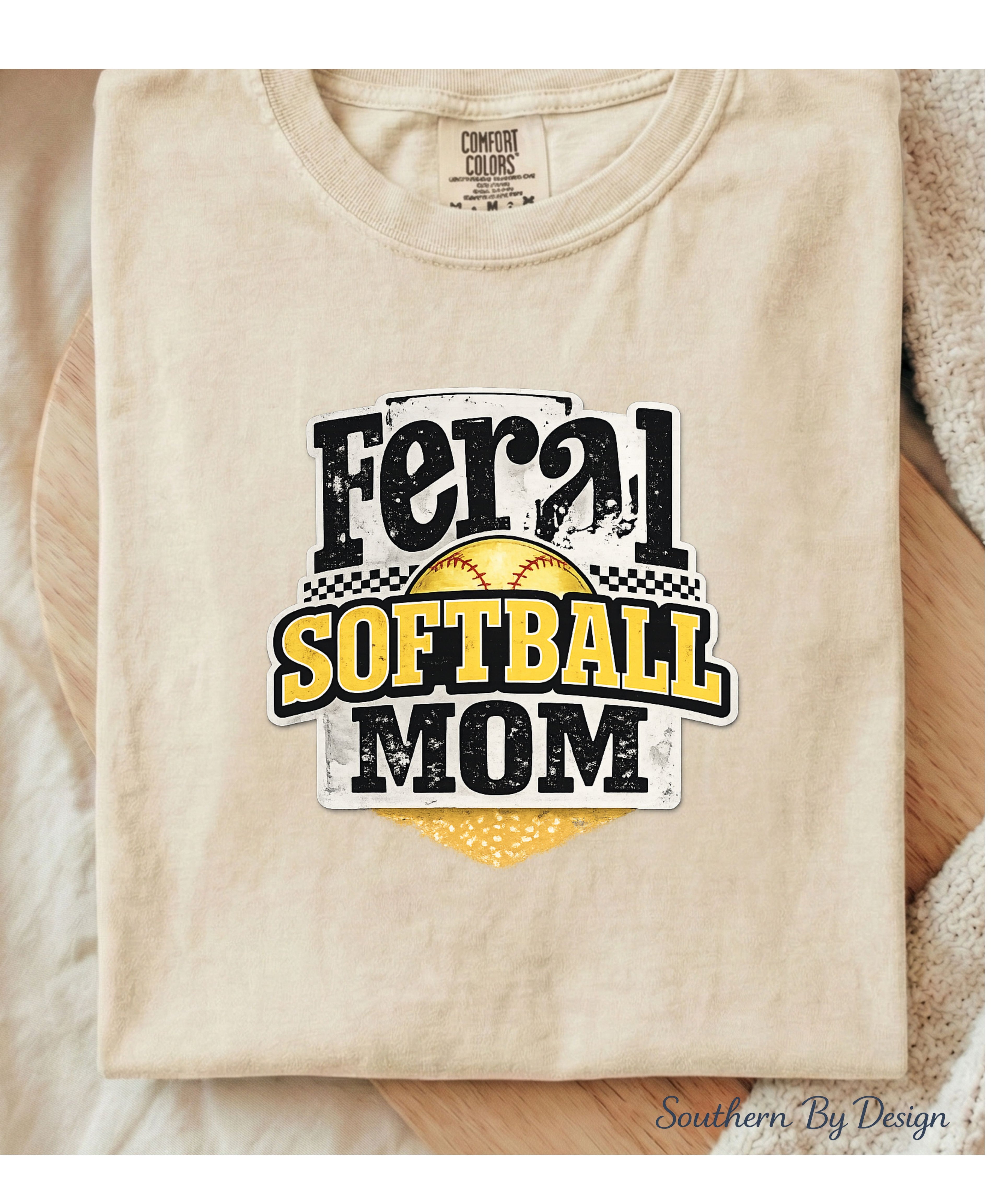 Feral Softball Mom Tee