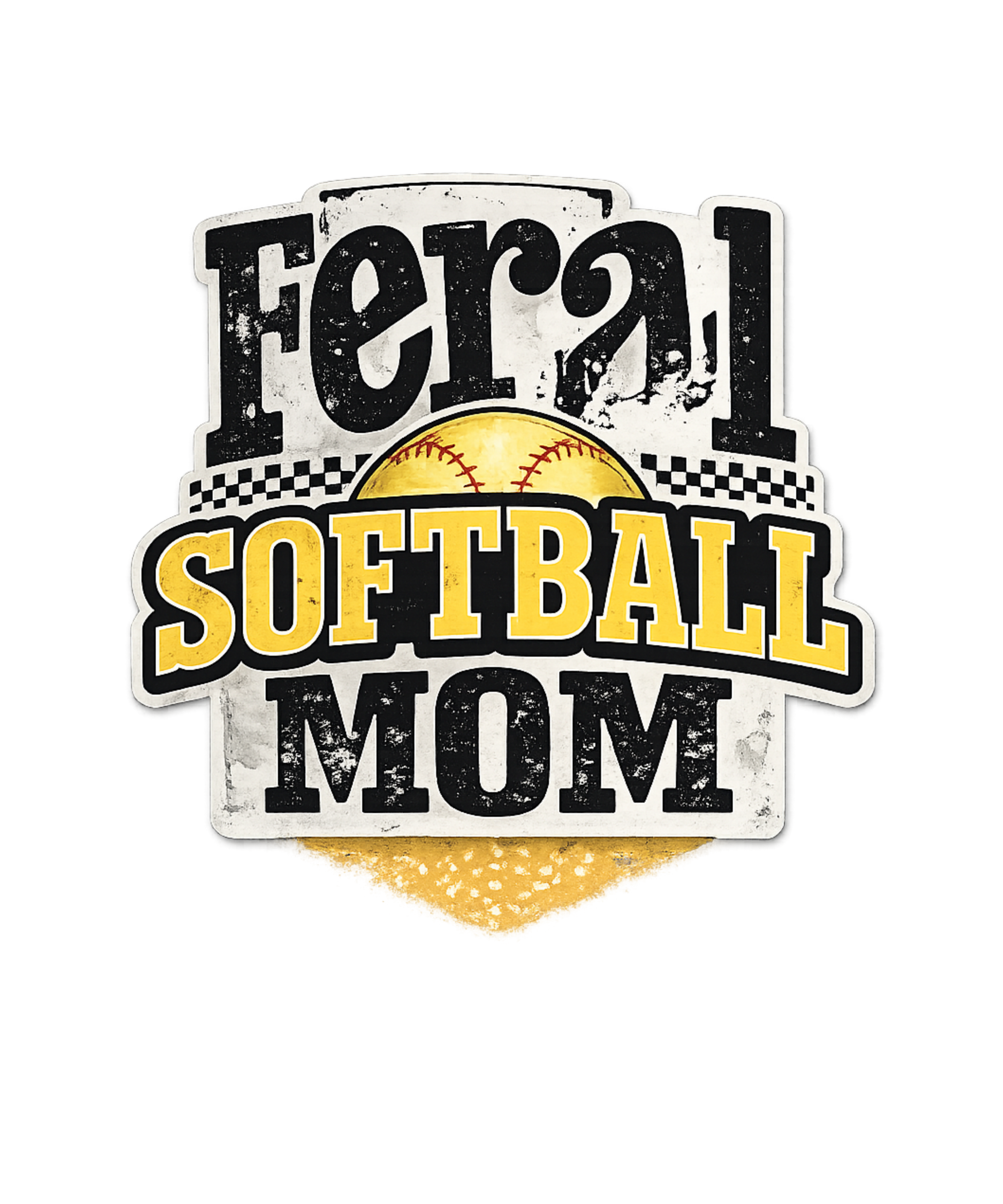 Feral Softball Mom Tee