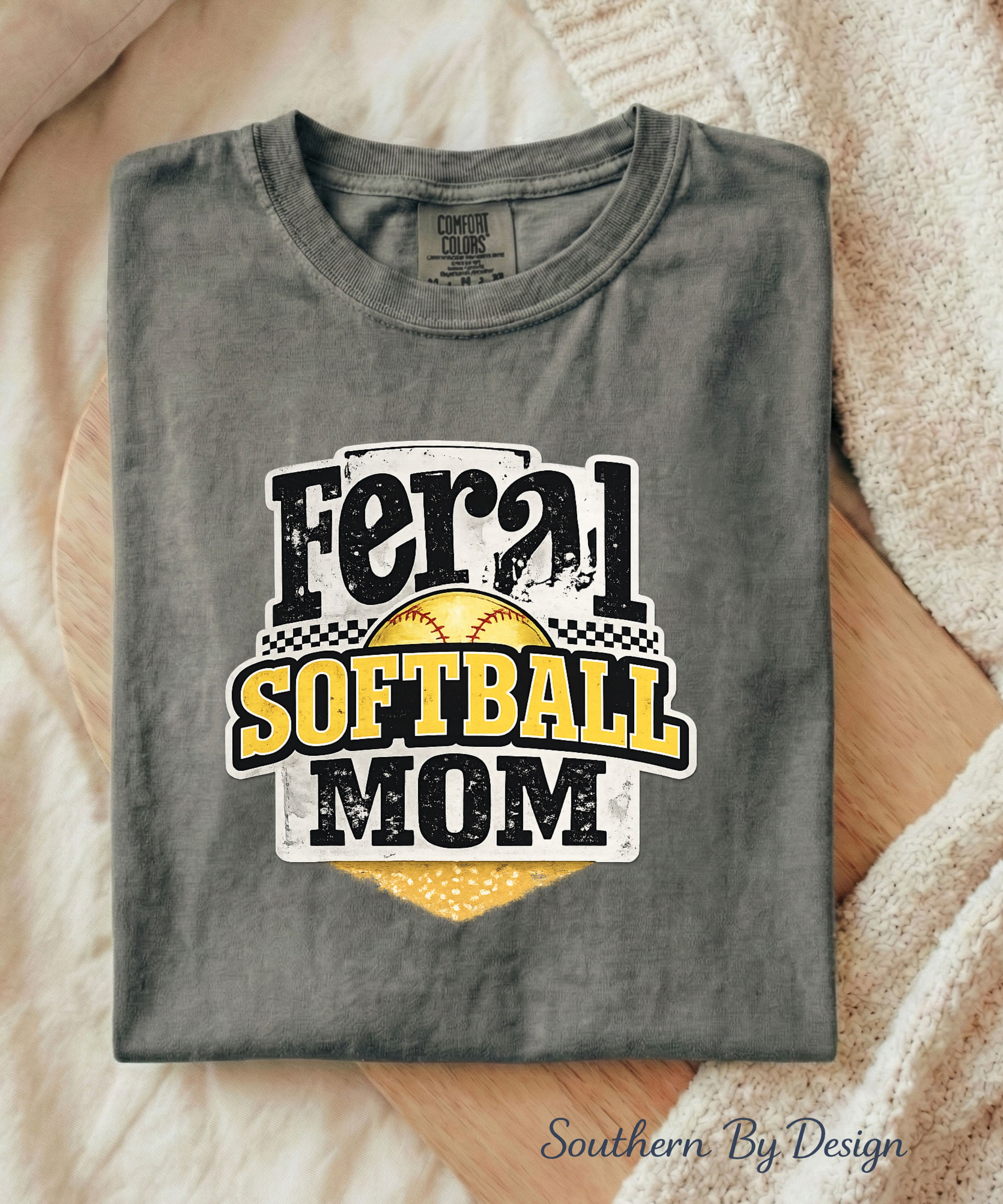 Feral Softball Mom Tee