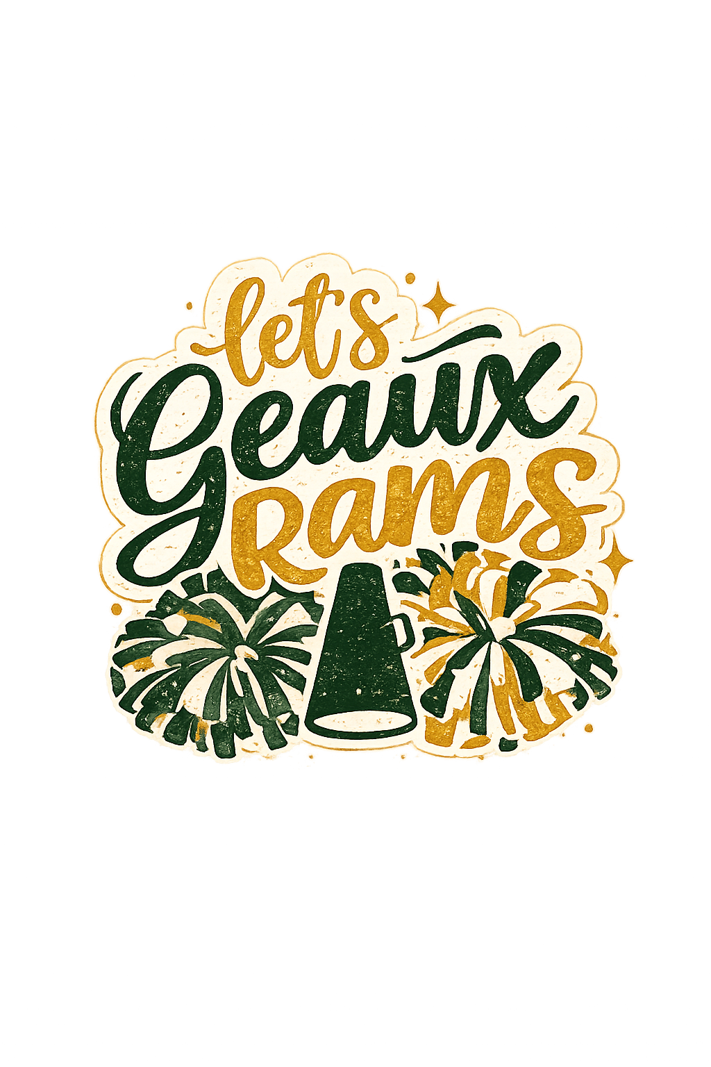 Let's Geaux Cheer Tee