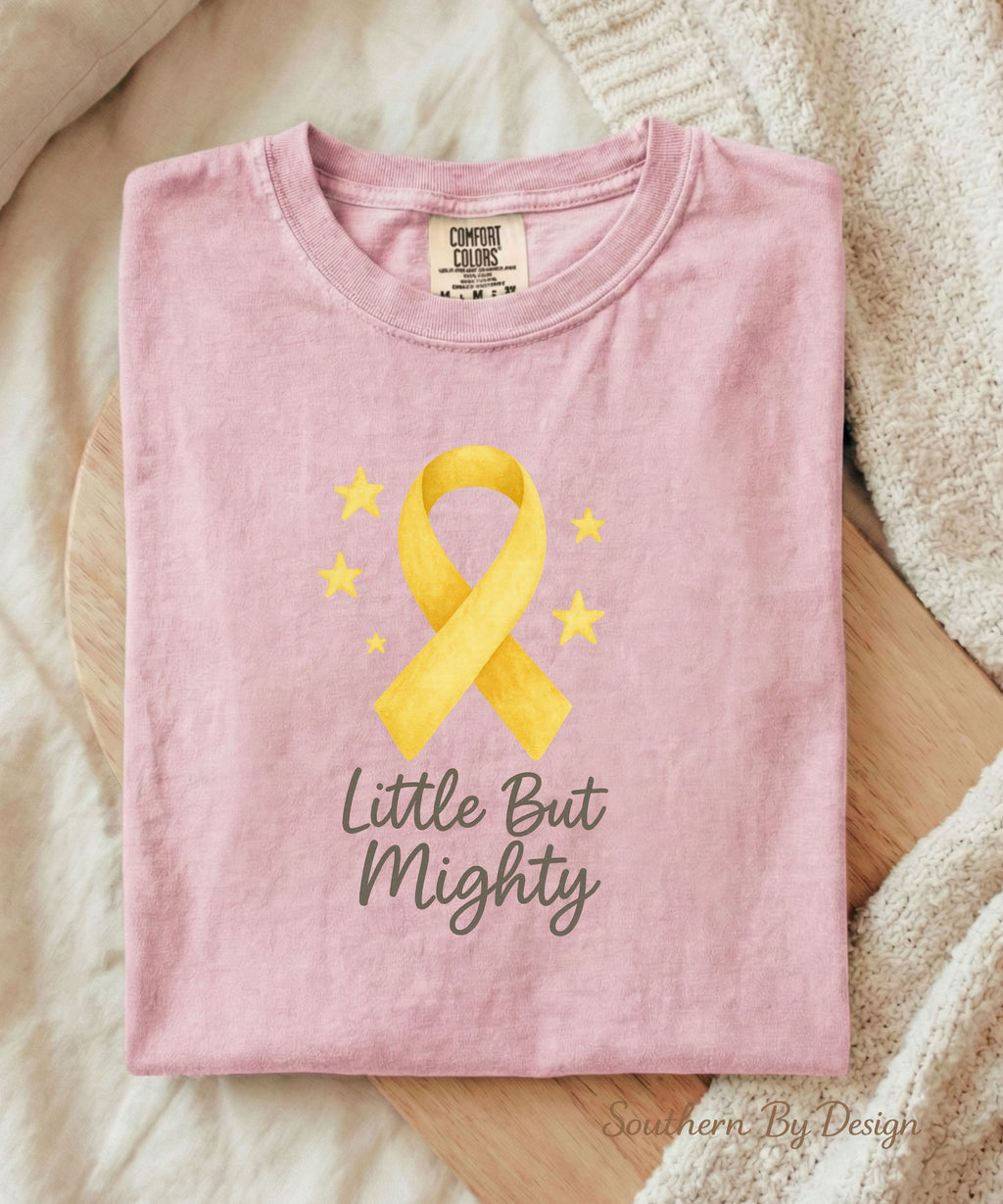 Little But Mighty Childhood Cancer Awareness Tee