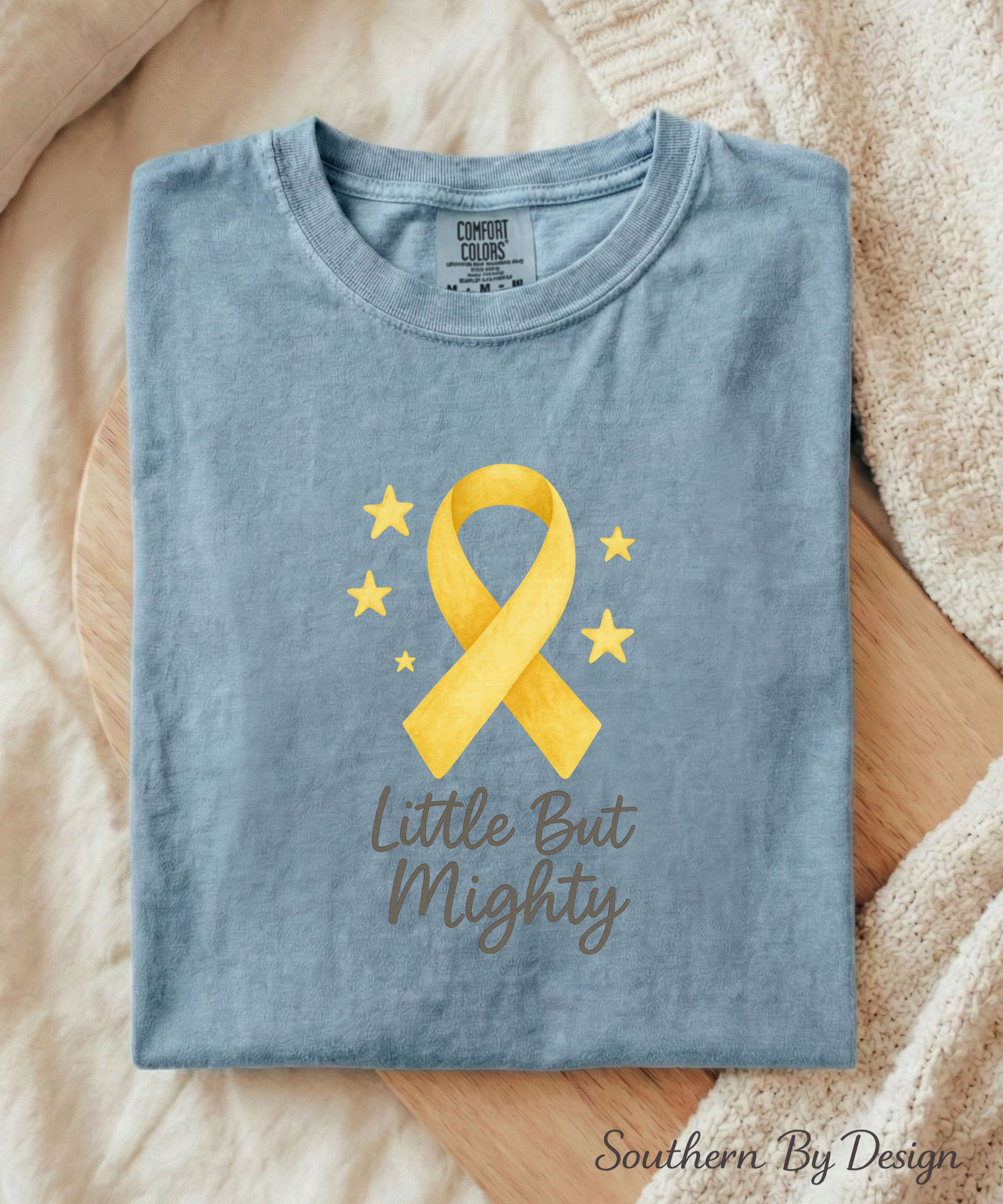 Little But Mighty Childhood Cancer Awareness Tee