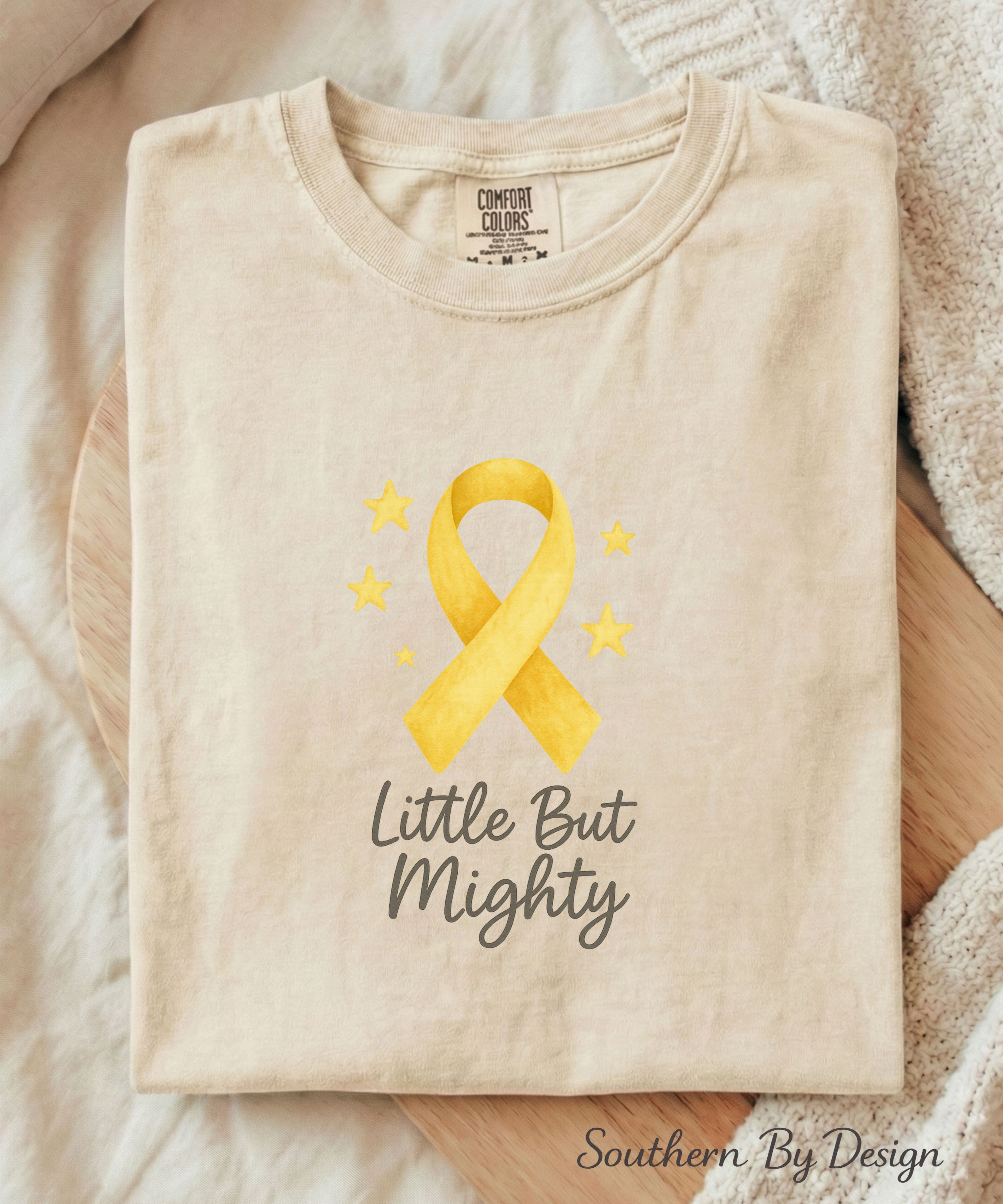 Little But Mighty Childhood Cancer Awareness Tee