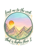 Lead Me to the Rock Tee & PNG Download