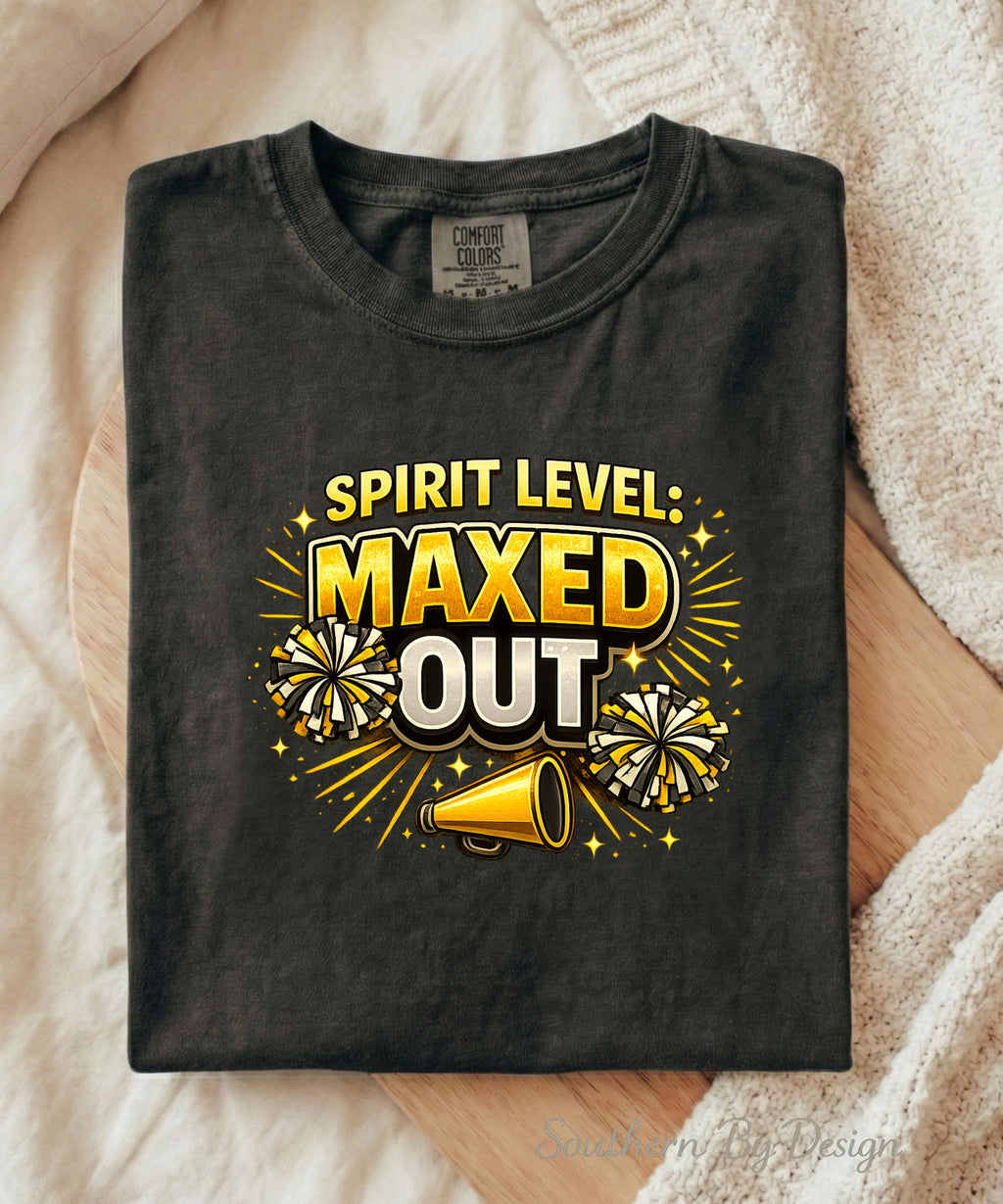 Spirit Level Maxed Out Cheer Shirt