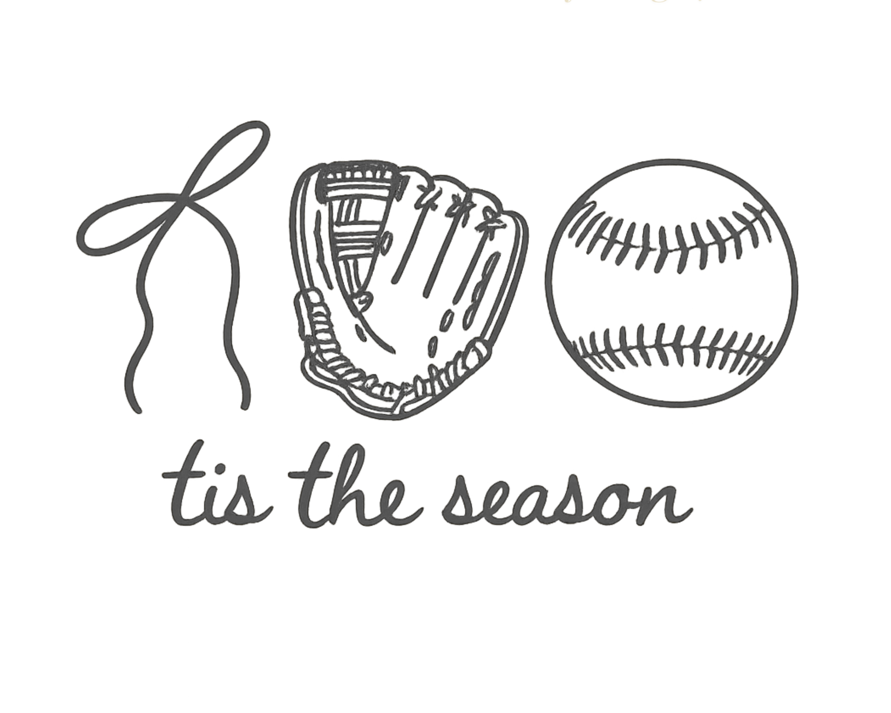 Tis the Season Softball Tee