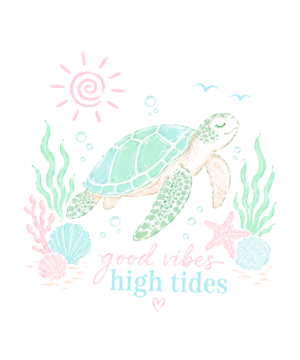 Good Vibes Turtle Vacation Tee