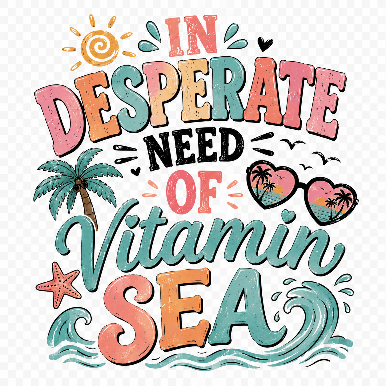 In Need of Vitamin Sea Beach Shirt
